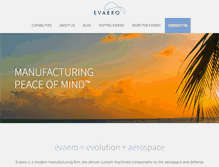 Tablet Screenshot of evaero.com